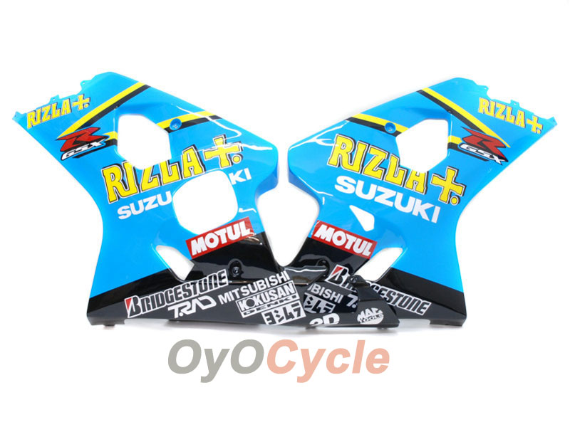 Kit carenado inyectado para GSXR600 04-05 - Azul, Negro - MOTUL, Rizla+ #OYO87901409 Imagen secundaria del producto