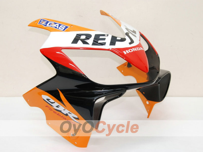 Kit de carenado por inyección para CBR600F4i 01-03 - Naranja, Negro - MICHELIN, Repsol #OYO87900190