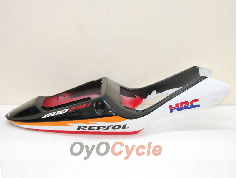 Kit de carenado por inyección para CBR600F4i 01-03 - Naranja, Negro - MICHELIN, Repsol #OYO87900190