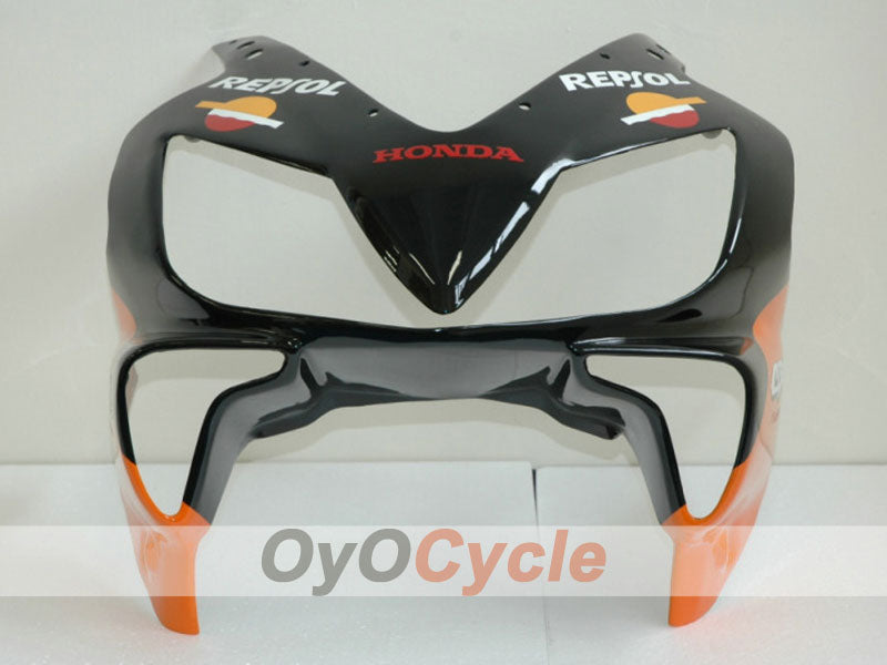 Kit de carenado de inyección para CBR600F4i 01-03 - Naranja, Negro - MICHELIN, Repsol #OYO87900188