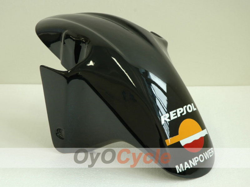 Kit de carenado de inyección para CBR600F4i 01-03 - Naranja, Negro - MICHELIN, Repsol #OYO87900188