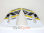 Carenado de inyección para YZF-R6 98-02 - Amarillo, blanco - Estilo de fábrica #OYO87900997