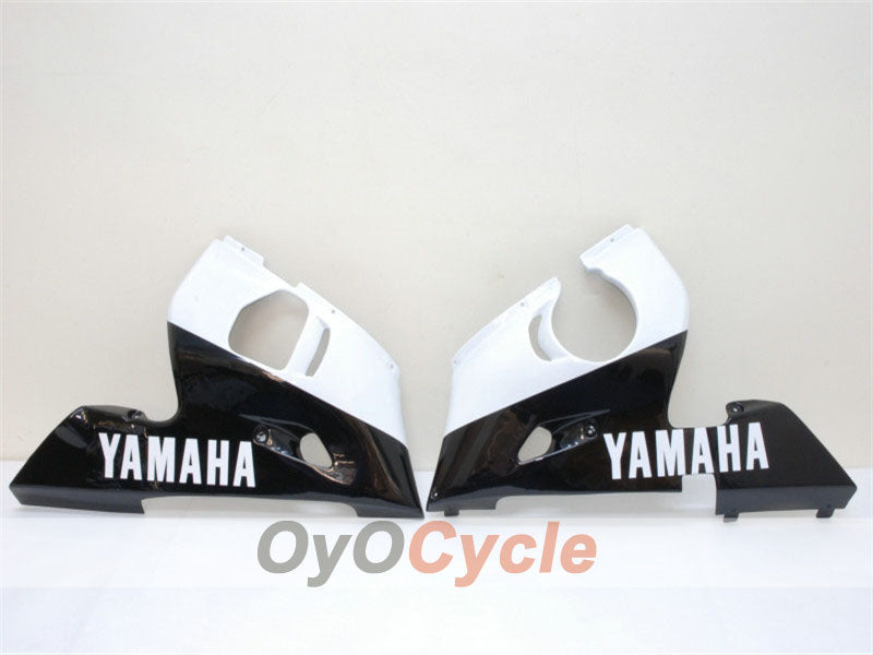 Carenado de inyección para YZF-R6 98-02 - Amarillo, blanco - Estilo de fábrica #OYO87900997
