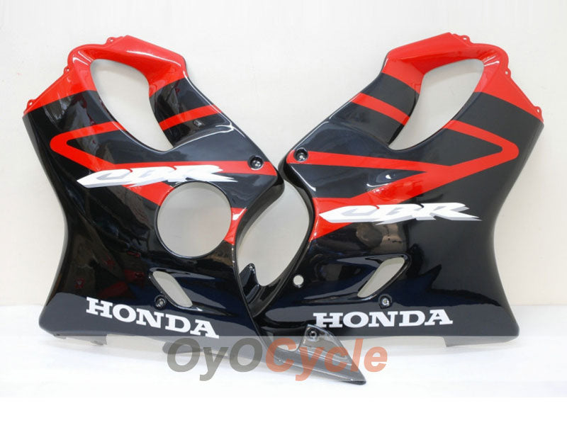 Kit de carenado por inyección para CBR600F4i 04-07 - Rojo, Negro - Estilo de fábrica #OYO87900207