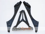 Carenado de inyección para YZF-R6 98-02 - Amarillo, blanco - Estilo de fábrica #OYO87900997