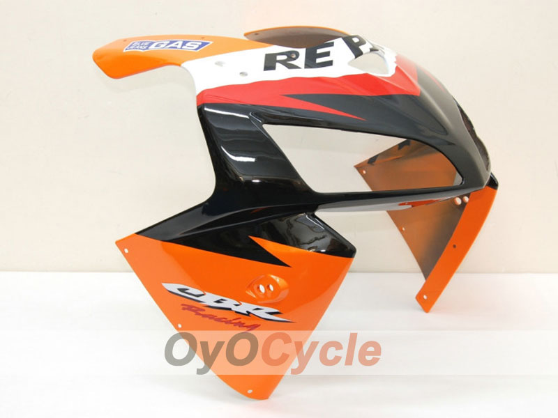 Kit de carenado por inyección para CBR600RR 05-06 - Naranja, Negro - MICHELIN, RK, Repsol #OYO87900327