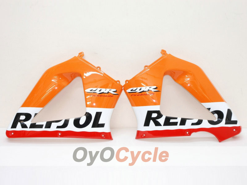 Carenado de inyección para 00-01 CBR900RR 929 - Naranja, Negro - MICHELIN, Repsol #OYO87902728 Imagen secundaria del producto