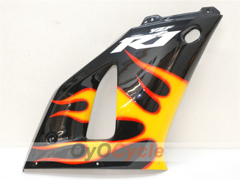 Kit de carenado por inyección para YZF-R1 00-01 - Amarillo, Negro - Llama #OYO87900766