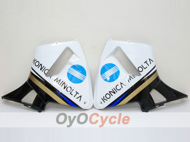Carenado de inyección para CBR600RR 05-06 - Blanco, Negro - Konica Minolta, MICHELIN #OYO87900254