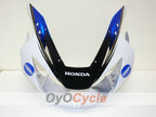 Kit de carenado de inyección para CBR900RR 929 00-01 - Blanco, Negro - Konica Minolta #OYO87902706