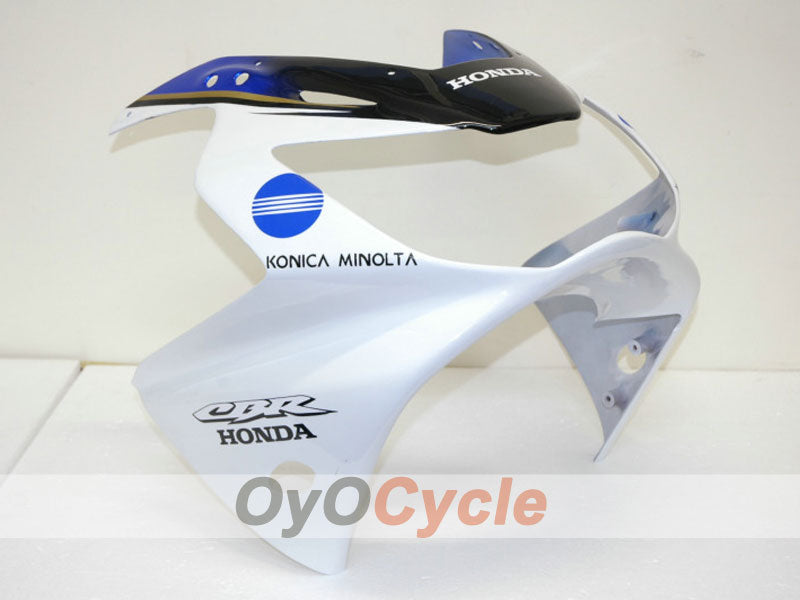 Kit de carenado de inyección para CBR900RR 929 00-01 - Blanco, Negro - Konica Minolta #OYO87902706