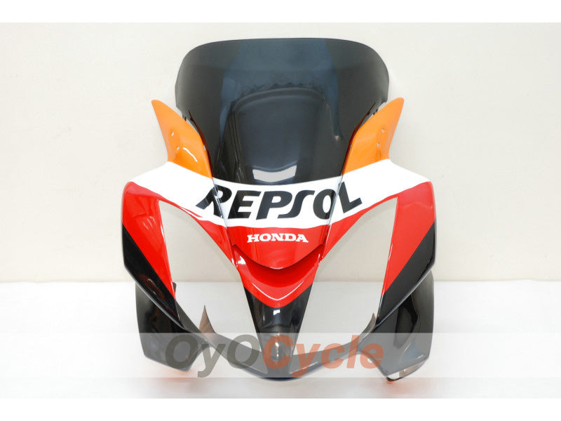 Kit de carenado de inyección para VFR800 02-13 - Naranja, Negro - Repsol #OYO87902832