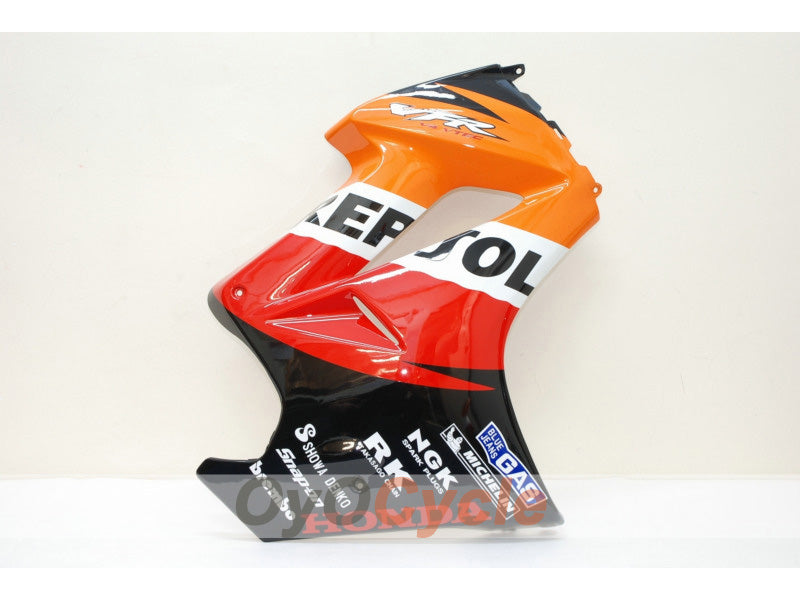 Kit de carenado por inyección para VFR800 02-13 - Rojo, Naranja - Repsol #OYO87902833