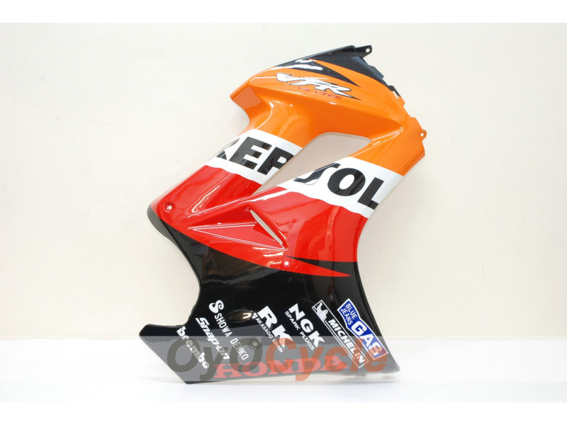 Kit de carenado de inyección para VFR800 02-13 - Naranja, Negro - Repsol #OYO87902832