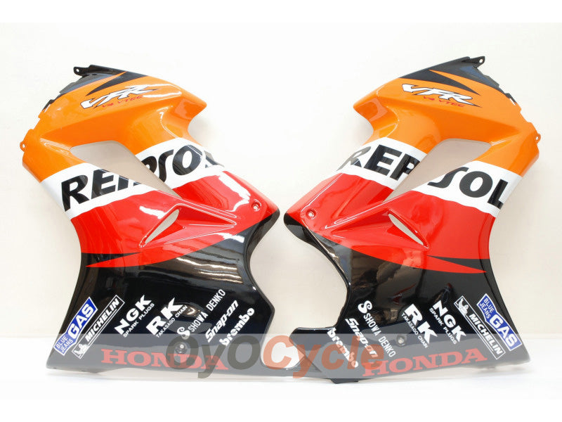 Kit de carenado de inyección para VFR800 02-13 - Naranja, Negro - Repsol #OYO87902832 Imagen secundaria del producto