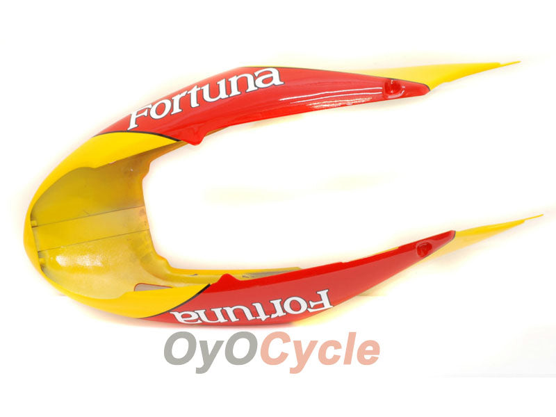 Kit de carenado por inyección para CBR600F4 99-00 - Rojo, Amarillo - Castrol #OYO87900112