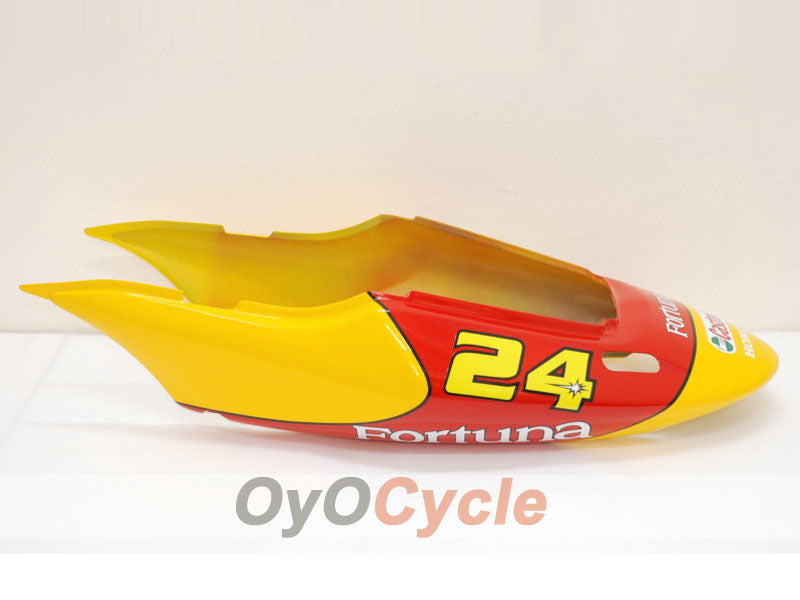 Kit de carenado por inyección para CBR600F4 99-00 - Rojo, Amarillo - Castrol #OYO87900112