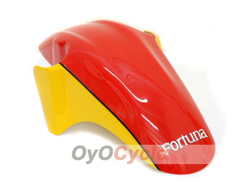 Kit de carenado por inyección para CBR600F4 99-00 - Rojo, Amarillo - Castrol #OYO87900112