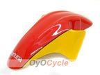 Kit de carenado por inyección para CBR600F4 99-00 - Rojo, Amarillo - Castrol #OYO87900112