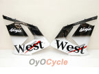 Kit de carenado de inyección para NINJA ZX-10R 04-05 - Blanco, Negro - West #OYO87901550