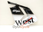 Kit de carenado de inyección para NINJA ZX-10R 04-05 - Blanco, Negro - West #OYO87901550