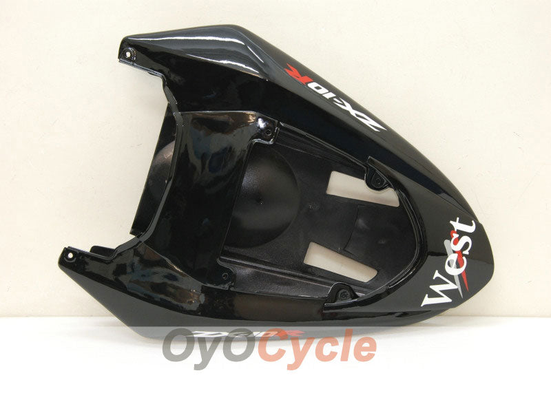 Kit de carenado de inyección para NINJA ZX-10R 04-05 - Blanco, Negro - West #OYO87901550