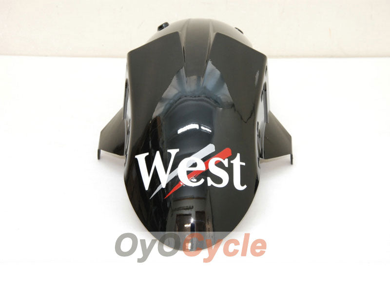 Kit de carenado de inyección para NINJA ZX-10R 04-05 - Blanco, Negro - West #OYO87901550