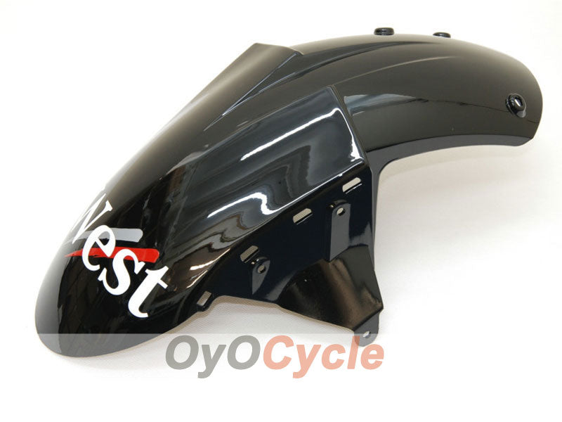 Kit de carenado de inyección para NINJA ZX-10R 04-05 - Blanco, Negro - West #OYO87901550