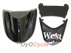 Kit de carenado de inyección para NINJA ZX-10R 04-05 - Blanco, Negro - West #OYO87901550