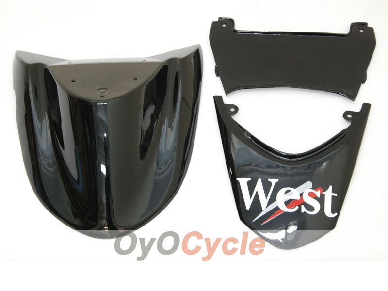 Kit de carenado de inyección para NINJA ZX-10R 04-05 - Blanco, Negro - West #OYO87901550