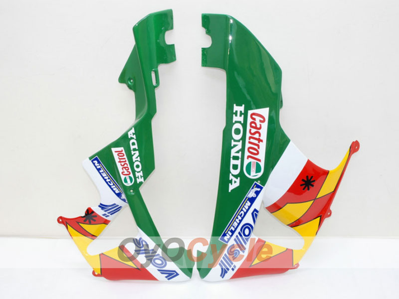 Kit de carenado por inyección para CBR900RR 929 00-01 - Rojo, Amarillo - Fortuna #OYO87902702