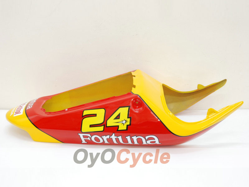 Kit de carenado por inyección para CBR900RR 929 00-01 - Rojo, Amarillo - Fortuna #OYO87902702