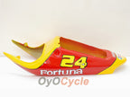 Kit de carenado por inyección para CBR900RR 929 00-01 - Rojo, Amarillo - Fortuna #OYO87902702