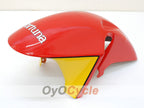 Kit de carenado por inyección para CBR900RR 929 00-01 - Rojo, Amarillo - Fortuna #OYO87902702