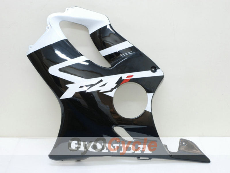 Carenado de inyección para CBR600F4i 04-07 - Blanco, Negro - Estilo de fábrica #OYO87900210