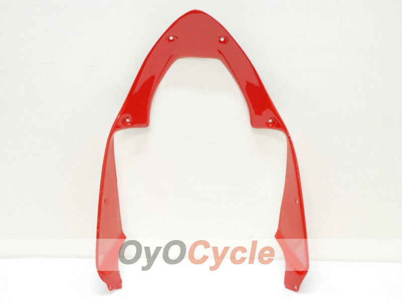 Kit de carenado por inyección para CBR600F4i 01-03 - Rojo, Amarillo - Castrol #OYO87900156