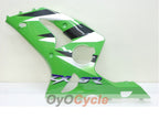 Kit de carenado de inyección para NINJA ZX-6R 03-04 - Verde, blanco - Estilo de fábrica #OYO87901761
