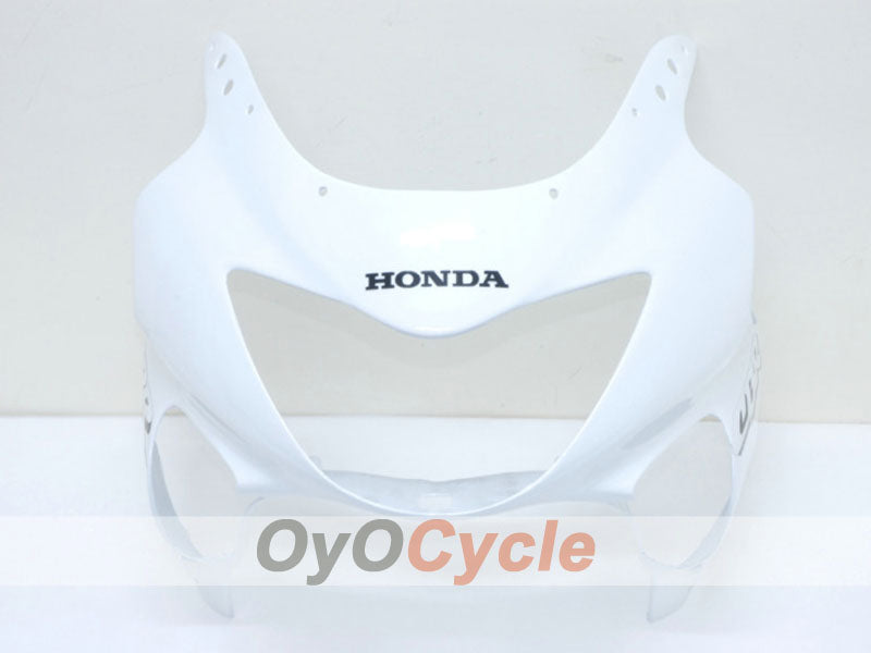 Kit de carenado por inyección para CBR600F4 99-00 - Blanco, Negro - Estilo de fábrica #OYO87900136