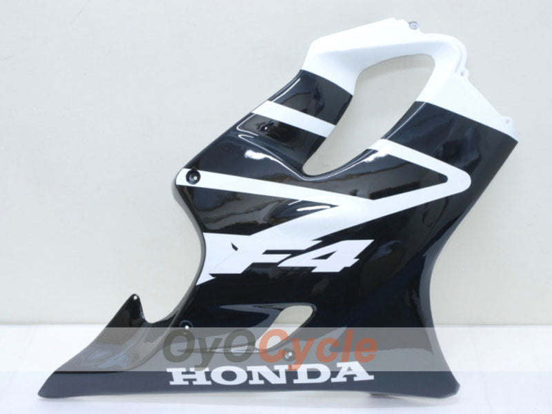 Kit de carenado por inyección para CBR600F4 99-00 - Blanco, Negro - Estilo de fábrica #OYO87900136