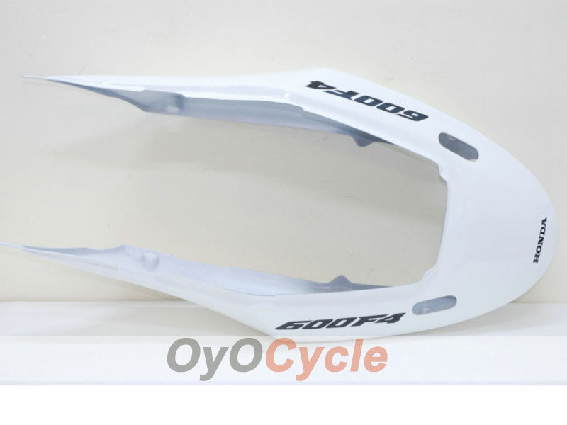 Kit de carenado por inyección para CBR600F4 99-00 - Blanco, Negro - Estilo de fábrica #OYO87900136