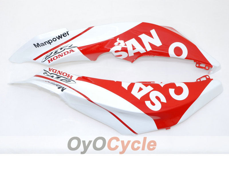 Kit de carenado por inyección para CBR600RR 07-08 - Rojo, Blanco - San Carlo #OYO87900435 Imagen secundaria del producto