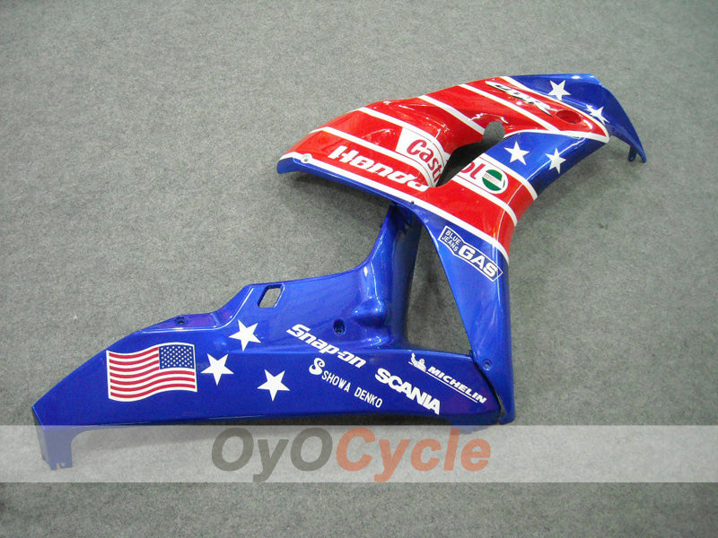 Kit de carenado por inyección para CBR1000RR 06-07 - Rojo, Azul - Castrol #OYO87902850