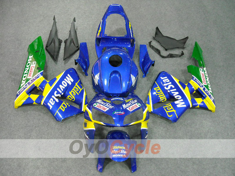 Carenado de inyección para CBR600RR 05-06 - Amarillo, Azul - Castrol, Movistar #OYO87900269 Imagen principal del producto