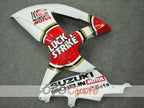 Carenado de inyección para GSX R600 08-10 - Rojo, Blanco - Lucky Strike, MICHELIN, MOTUL #OYO87901641