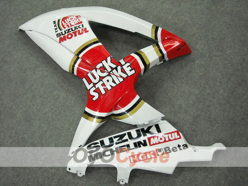 Carenado de inyección para GSX R600 08-10 - Rojo, Blanco - Lucky Strike, MICHELIN, MOTUL #OYO87901641