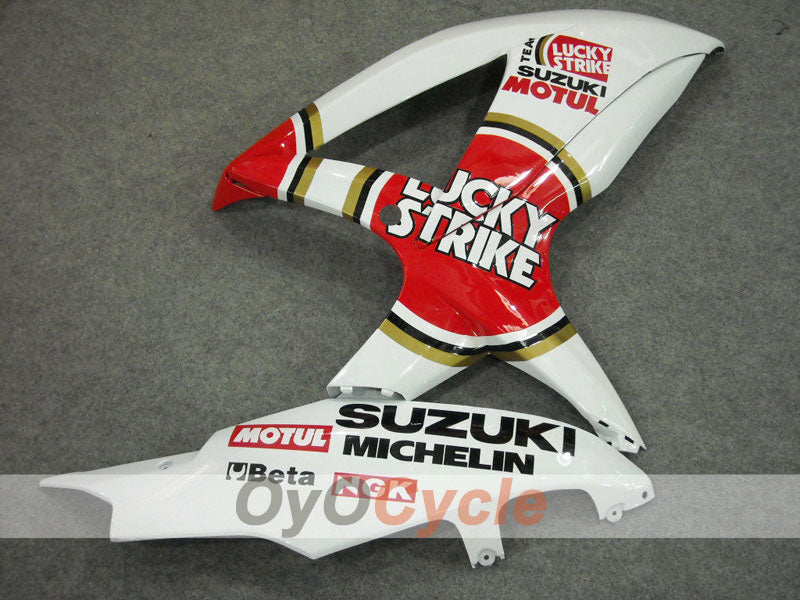 Carenado de inyección para GSX R600 08-10 - Rojo, Blanco - Lucky Strike, MICHELIN, MOTUL #OYO87901641