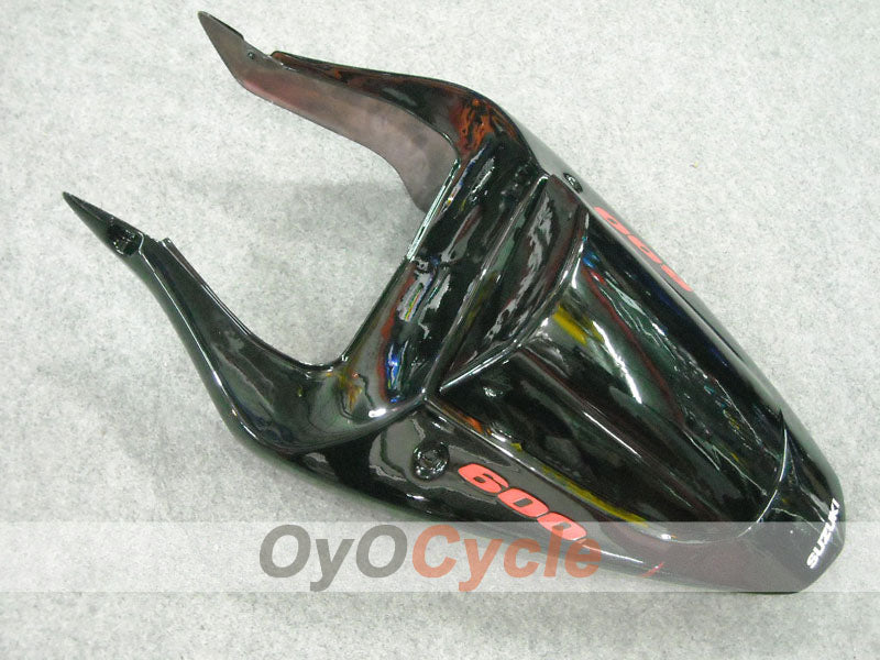 Carenado de inyección para GSX R600 01-03 - Rojo, Negro - Llama #OYO87901041