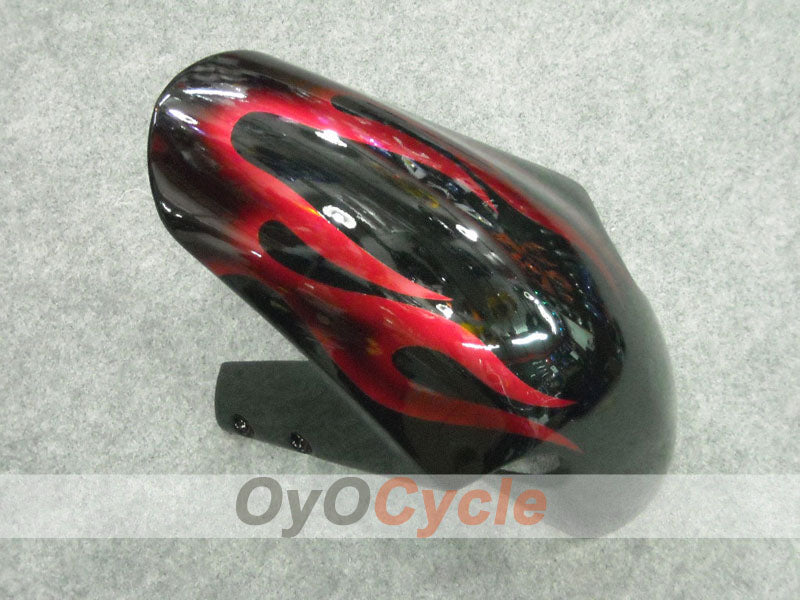 Carenado de inyección para GSX R600 01-03 - Rojo, Negro - Llama #OYO87901041