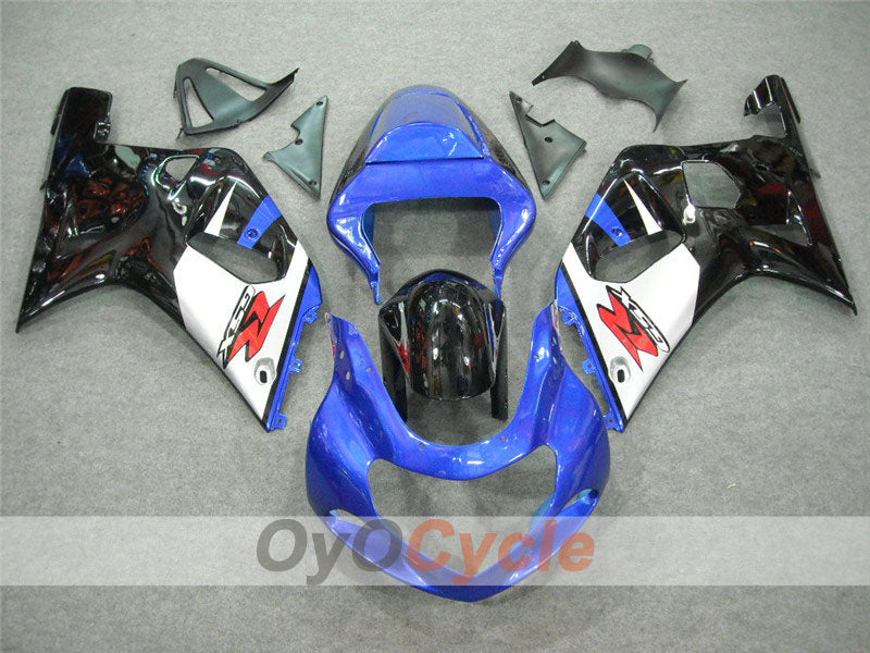 Carenado de inyección para GSX R1000 00-02 - Azul, Negro - Estilo de fábrica #OYO87901744 Imagen principal del producto