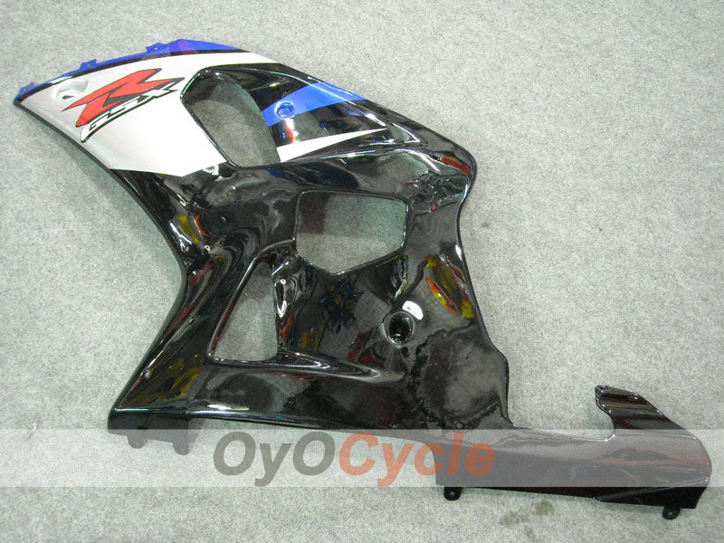 Carenado inyectado para GSX R600 01-03 - Azul, Negro - Estilo de fábrica #OYO87901078